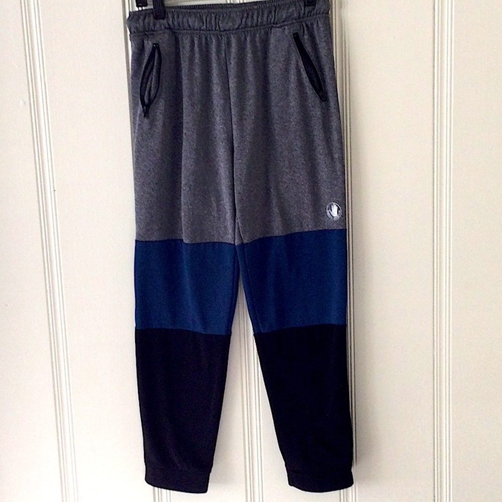 BODY GLOVE ZIPPED COLOR BLOCK PANTS